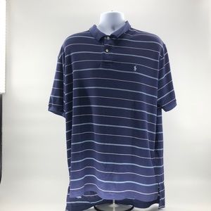 Men’s Polo tee Striped  Size XL